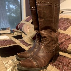 Ariat below knee western fashion boots